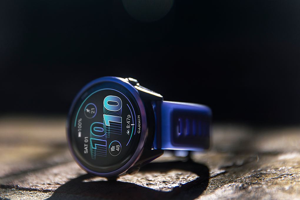 Garmin Forerunner 570 47mm dây silicone Màu Tím