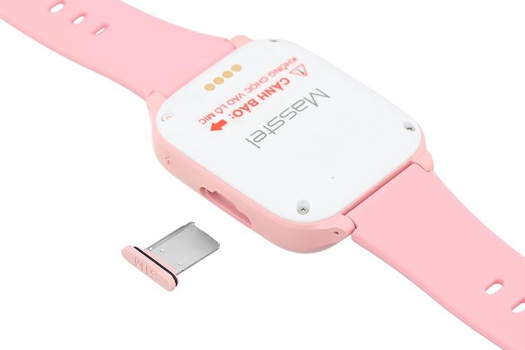 Đồng hồ định vị trẻ em Masstel Smart Hero Star Màu Hồng