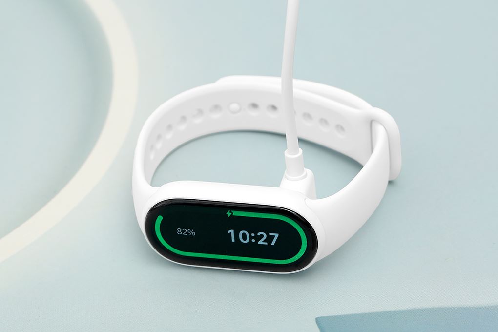 Vòng đeo tay thông minh Mi Band 10 viền gốm Màu Trắng