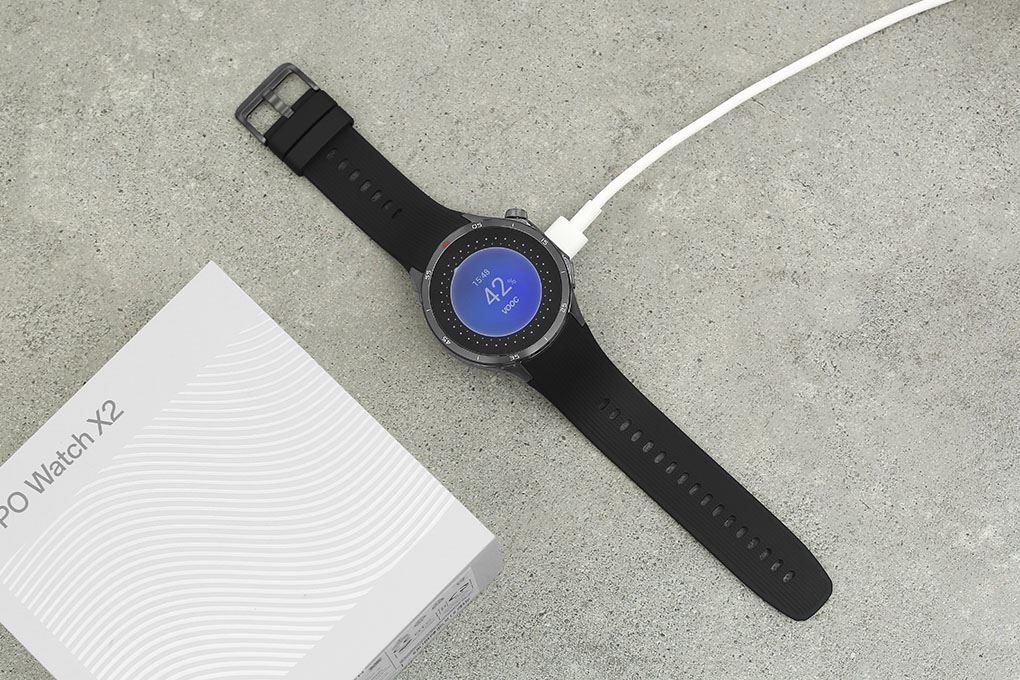 Oppo Watch X2 46mm dây cao su Màu Đen