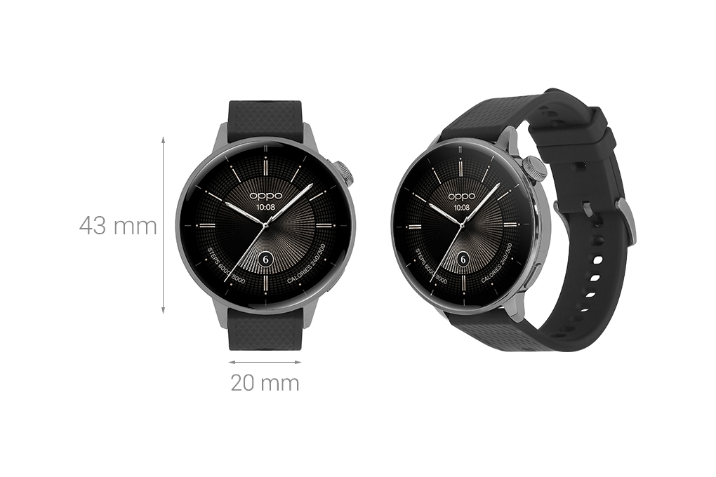 OPPO Watch X2 mini 43mm dây cao su