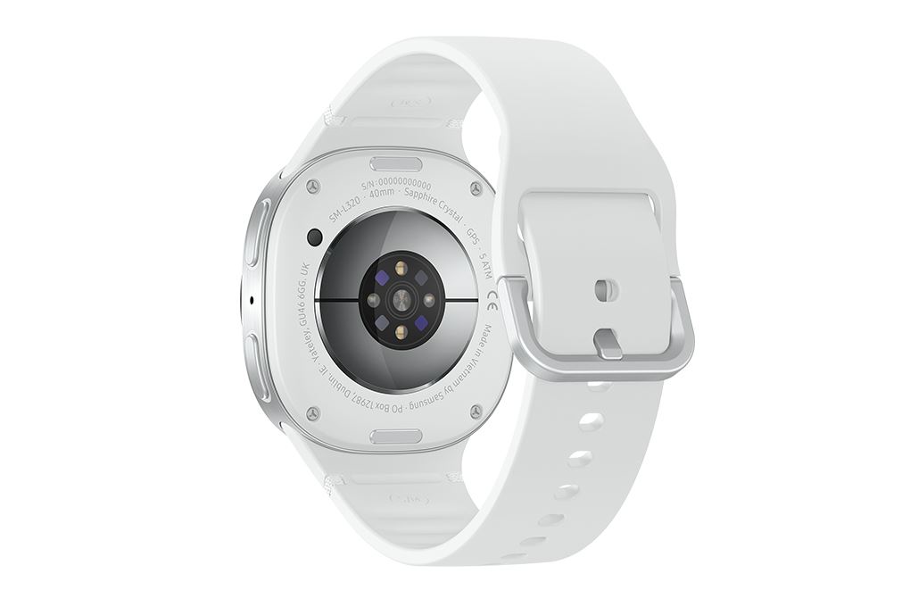 Samsung Galaxy Watch8 LTE 40mm dây silicone Màu Trắng