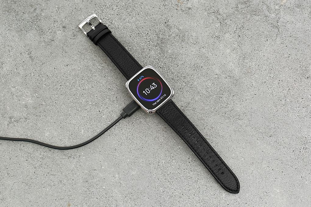 Amazfit Active 2 Square Sapphire 43.3mm dây da Màu Đen