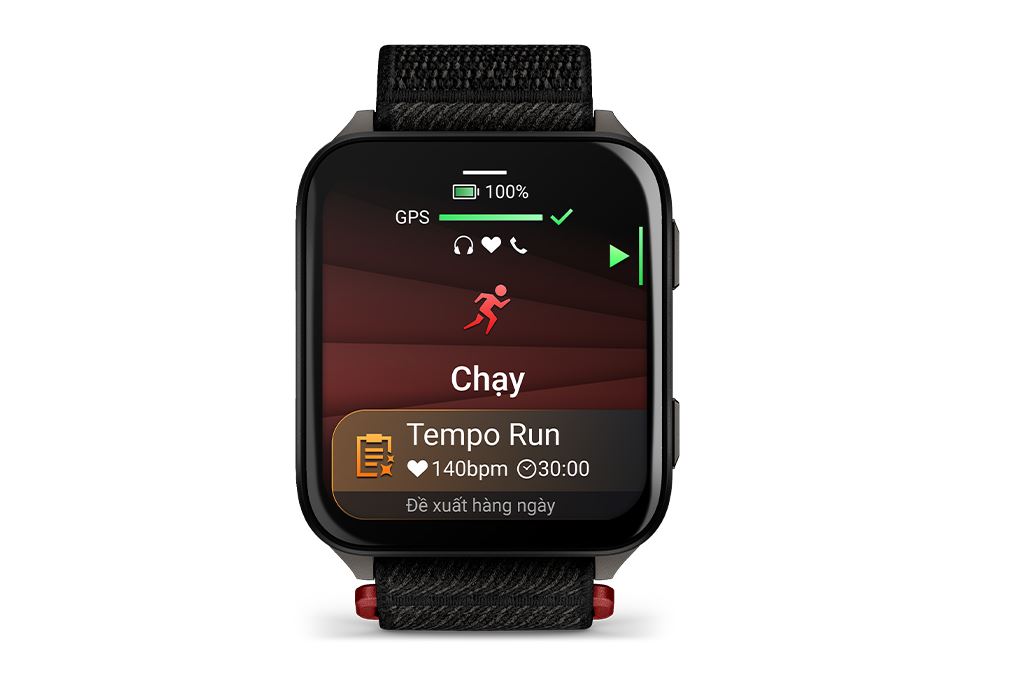 Garmin Venu X1 Sapphire 51.2mm dây nylon Màu Đen