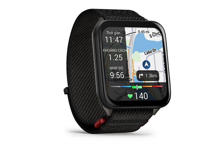 Garmin Venu X1 Sapphire 51.2mm dây nylon Màu Đen