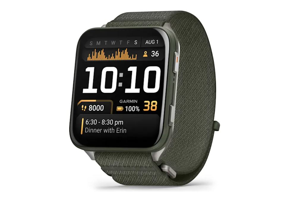 Garmin Venu X1 Sapphire 51.2mm dây nylon Màu Xanh rêu