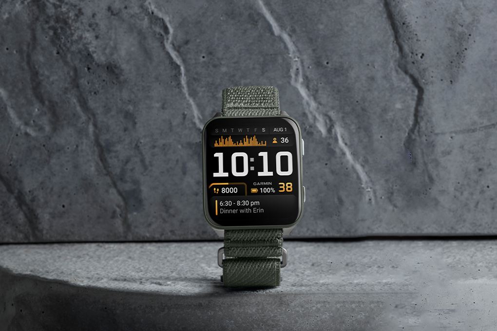 Garmin Venu X1 Sapphire 51.2mm dây nylon Màu Xanh rêu