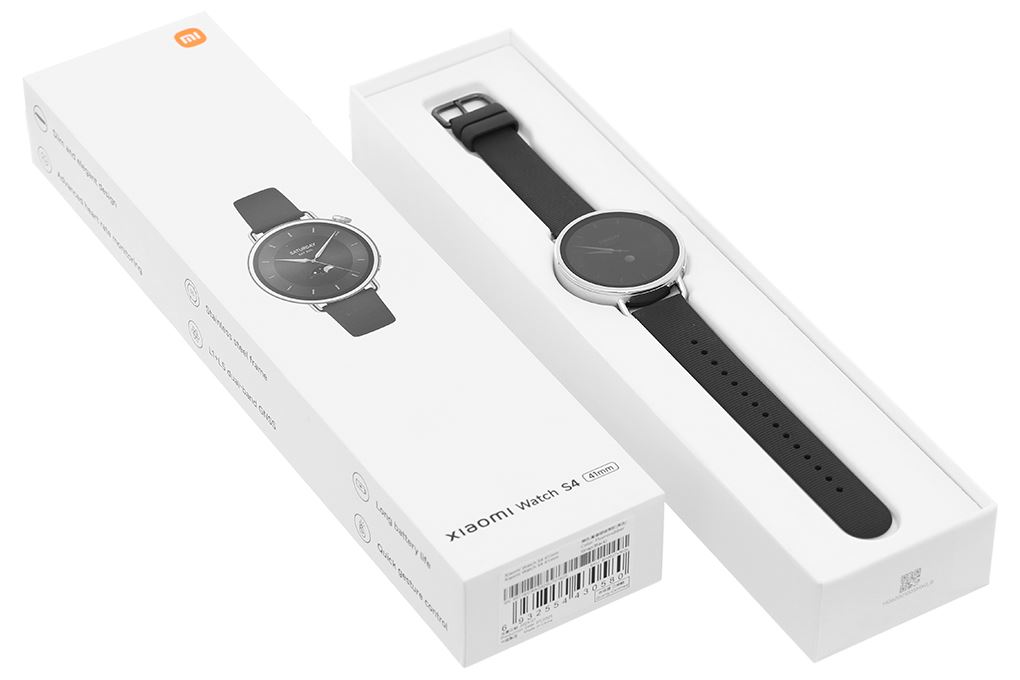 Xiaomi Watch S4 41mm dây cao su Fluoro Màu Đen
