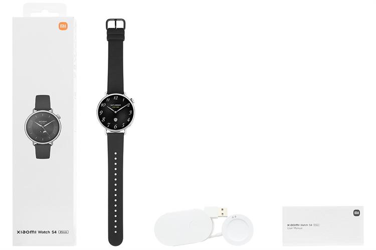 Xiaomi Watch S4 41mm dây cao su Fluoro Màu Đen