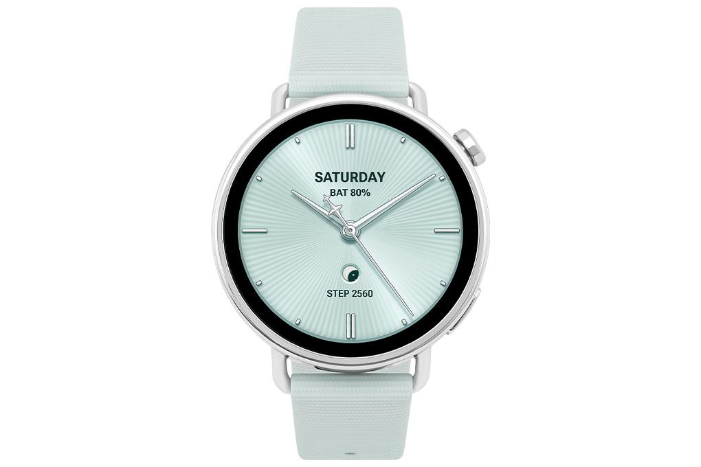 Xiaomi Watch S4 41mm dây cao su Fluoro Màu Xanh mint