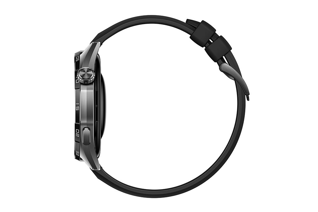 Huawei Watch GT 6 46mm viền thép dây cao su Màu Đen