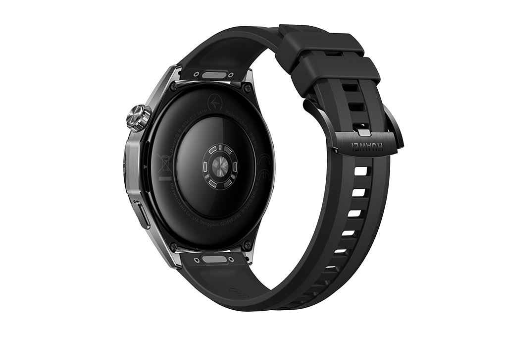 Huawei Watch GT 6 46mm viền thép dây cao su Màu Đen