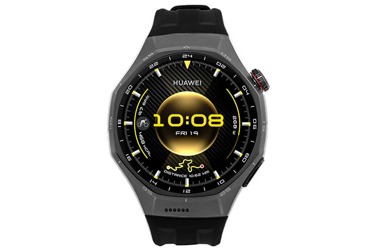 Huawei Watch GT 6 Pro 46mm viền Titanium dây cao su Màu Đen