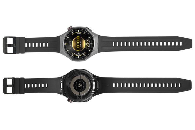 Huawei Watch GT 6 Pro 46mm viền Titanium dây cao su Màu Đen