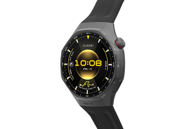 Huawei Watch GT 6 Pro 46mm viền Titanium dây cao su Màu Đen