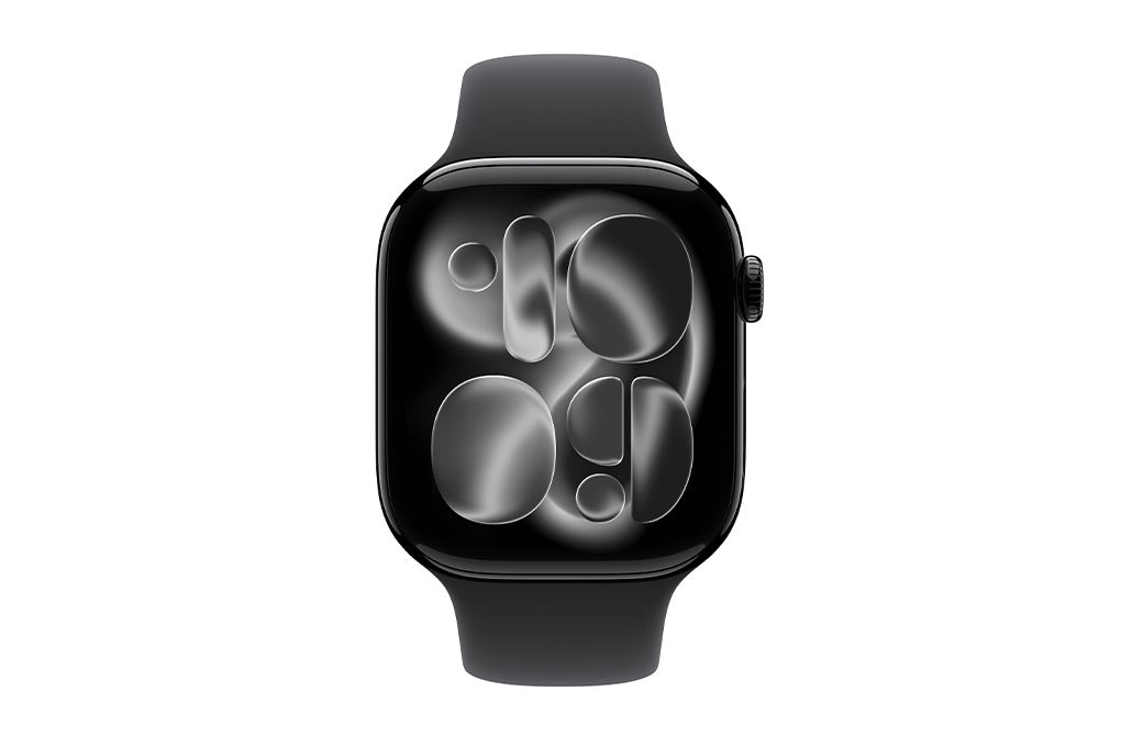Apple Watch Series 11 GPS 42mm viền nhôm dây thể thao Đen bóng - 2