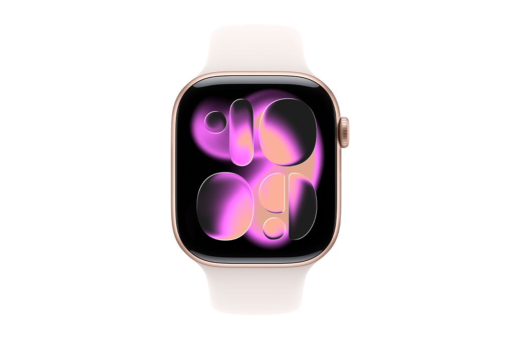 Apple Watch Series 11 GPS 42mm viền nhôm dây thể thao Màu Vàng Hồng