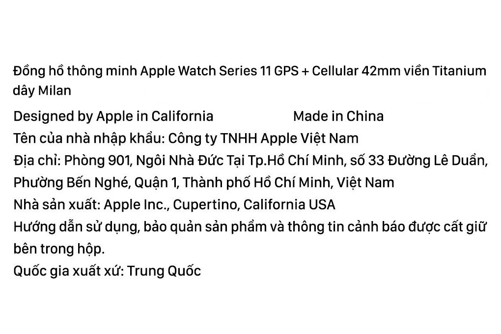 Apple Watch Series 11 GPS + Cellular 42mm viền Titanium dây Milan Titan tự nhiên - 4