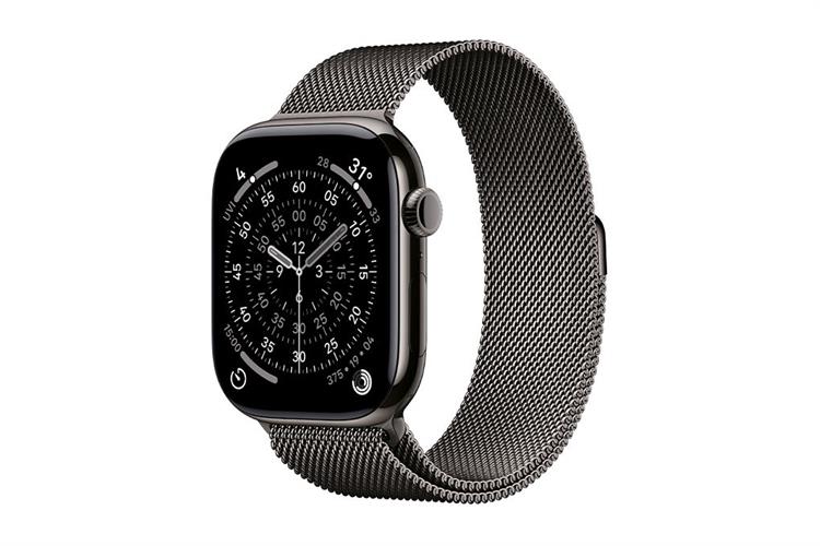 Apple Watch Series 11 GPS + Cellular 42mm viền Titanium dây Milan Màu Titan xám