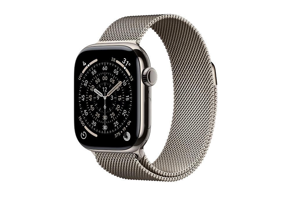 Apple Watch Series 11 GPS + Cellular 42mm viền Titanium dây Milan Màu Titan tự nhiên