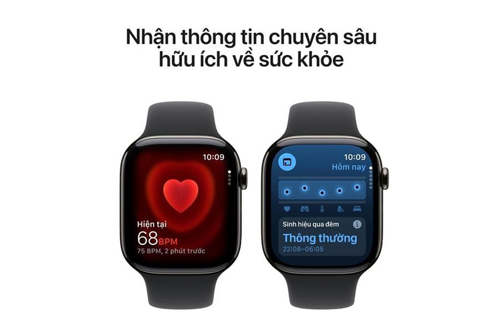 Apple Watch Series 11 GPS + Cellular 46mm viền Titanium dây thể thao Màu Titan xám