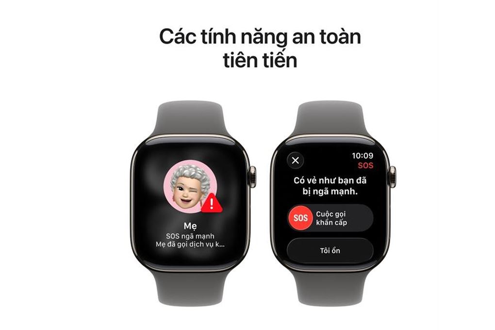 Apple Watch Series 11 GPS + Cellular 42mm viền Titanium dây thể thao Màu Titan tự nhiên