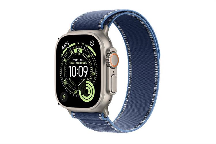 Apple Watch Ultra 3 GPS + Cellular 49mm viền Titanium dây Trail Màu Titan tự nhiên