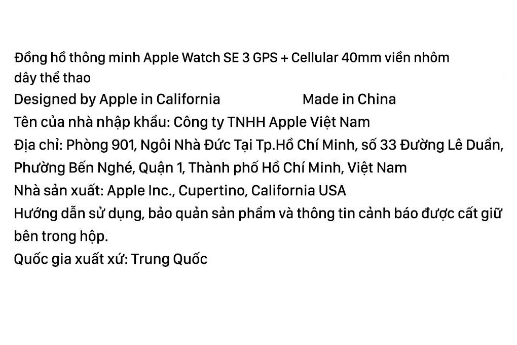Apple Watch SE 3 GPS + Cellular 40mm viền nhôm dây thể thao Xanh đen - 4