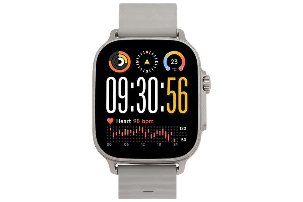 realme Watch 5 50mm dây silicone Màu Bạc