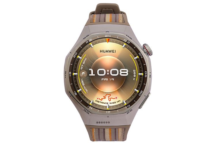 Huawei Watch GT 6 Pro 46mm viền Titanium dây Woven Màu Nâu