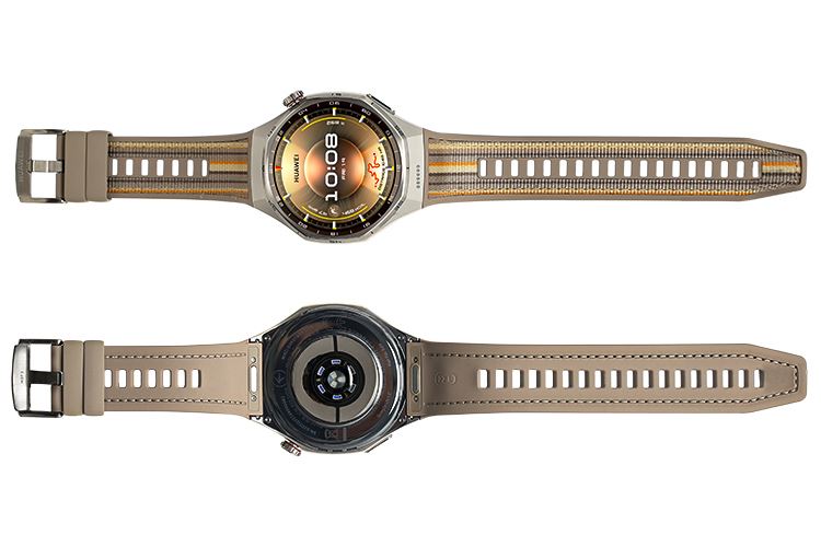 Huawei Watch GT 6 Pro 46mm viền Titanium dây Woven Màu Nâu