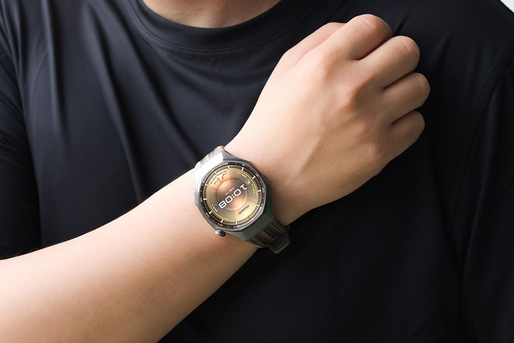 Huawei Watch GT 6 Pro 46mm viền Titanium dây Woven Màu Nâu