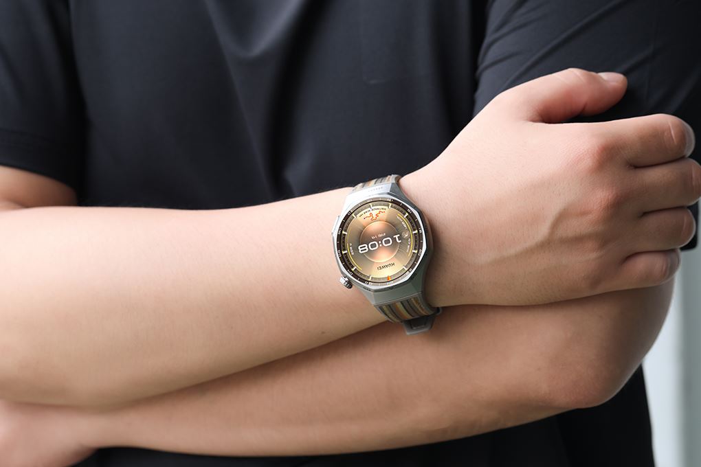 Huawei Watch GT 6 Pro 46mm viền Titanium dây Woven Màu Nâu