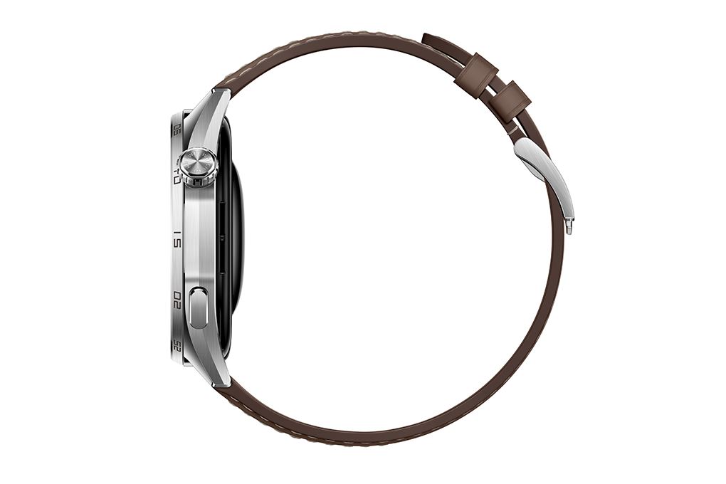 Huawei Watch GT 6 46mm viền thép dây da Màu Nâu