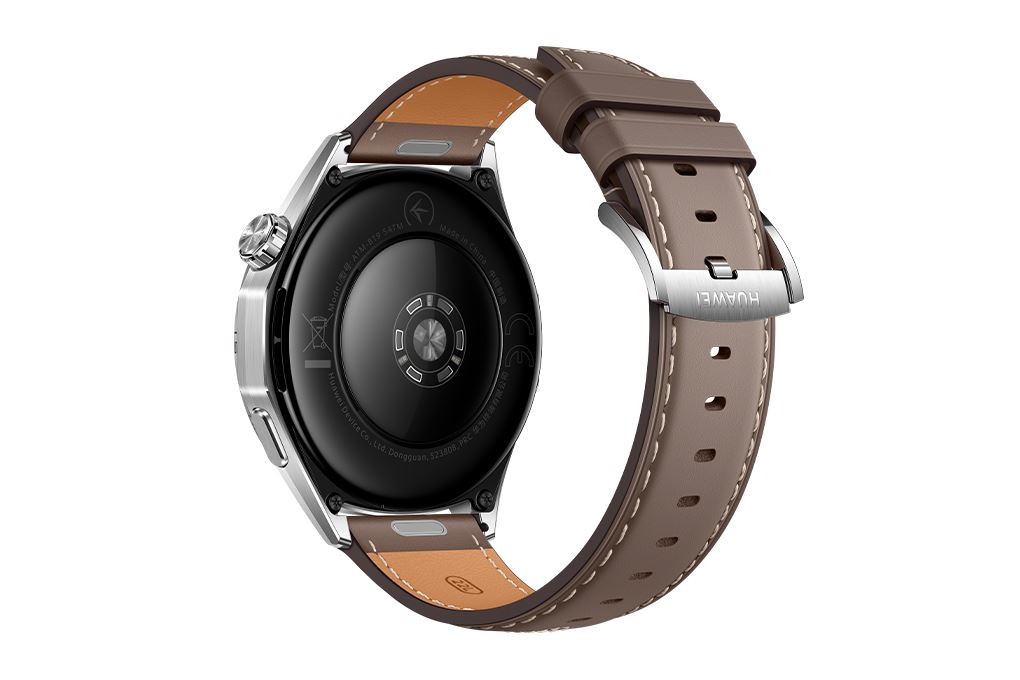 Huawei Watch GT 6 46mm viền thép dây da Màu Nâu