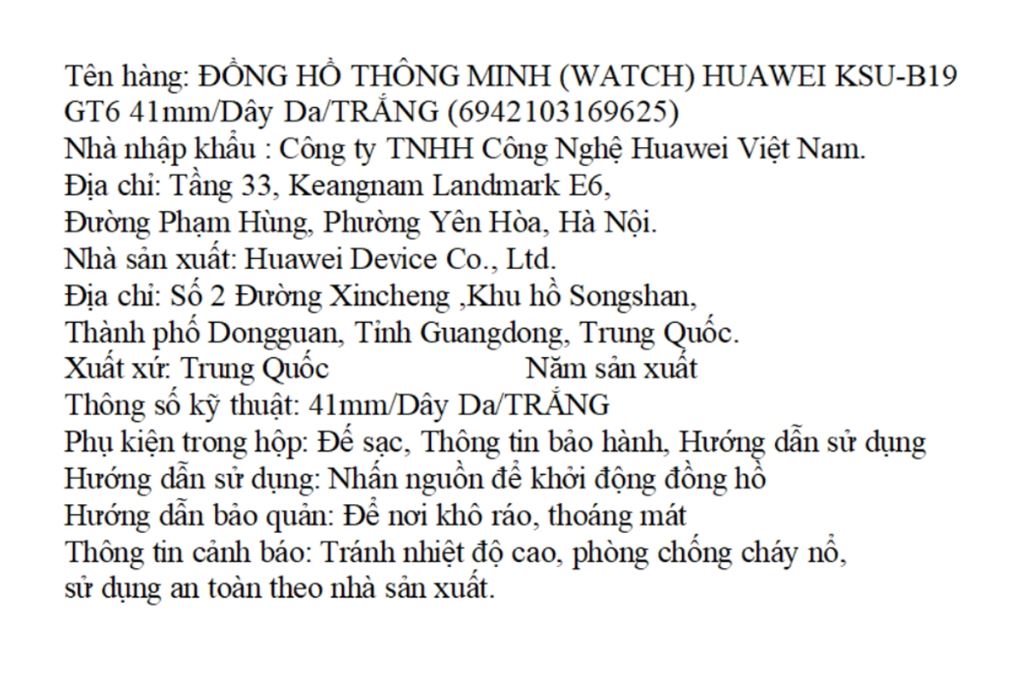 Huawei Watch GT 6 41mm viền thép dây da Màu Trắng