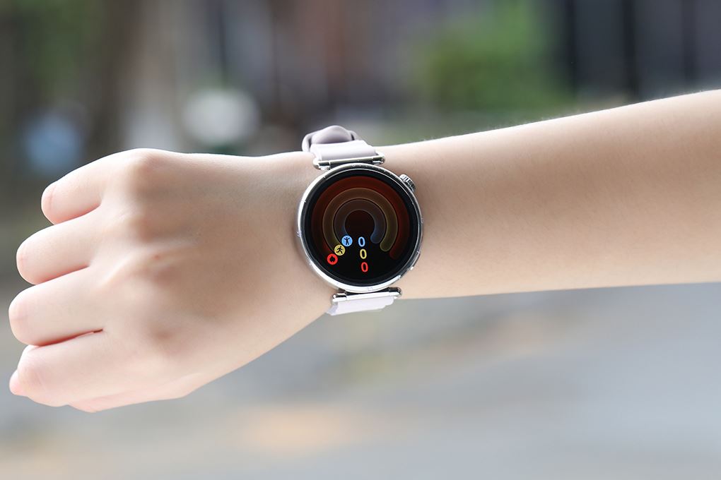Huawei Watch GT 6 41mm viền thép dây cao su Màu Tím