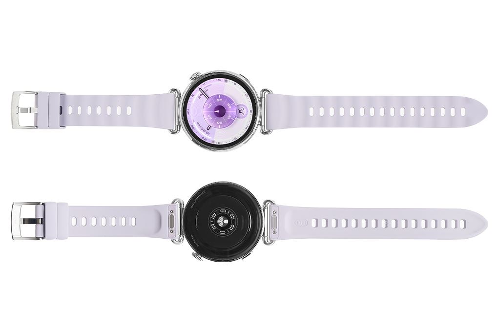 Huawei Watch GT 6 41mm viền thép dây cao su Màu Tím