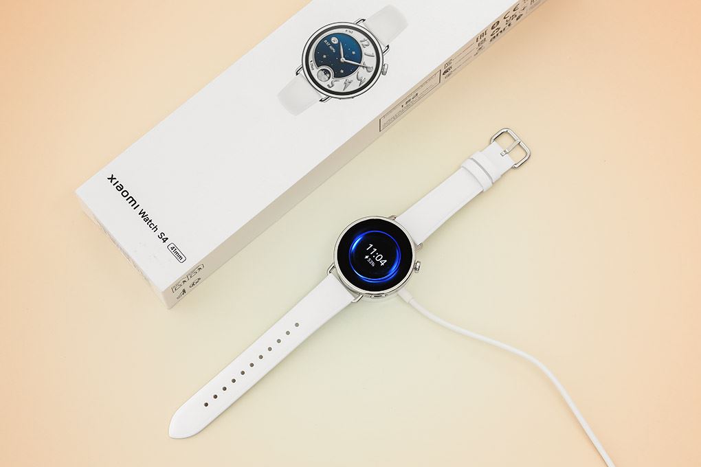 Xiaomi Watch S4 41mm dây da Màu Trắng