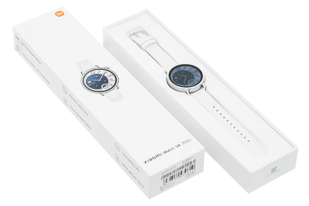 Xiaomi Watch S4 41mm dây da Màu Trắng