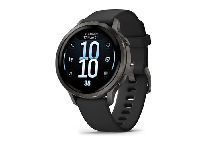 Garmin Venu 4 41mm dây silicone Màu Đen