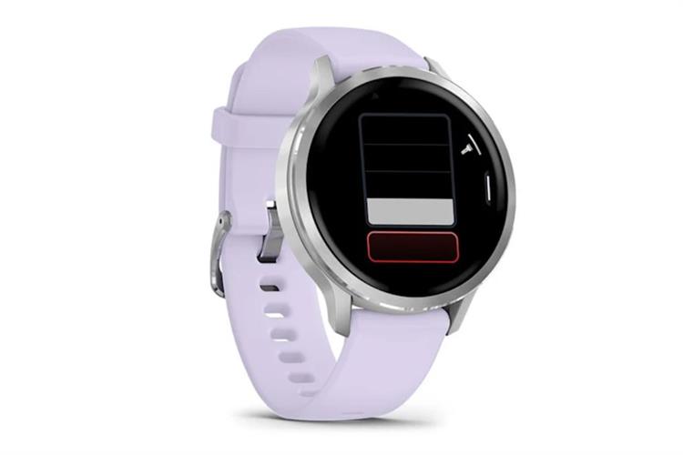 Garmin Venu 4 41mm dây silicone Màu Tím bạc