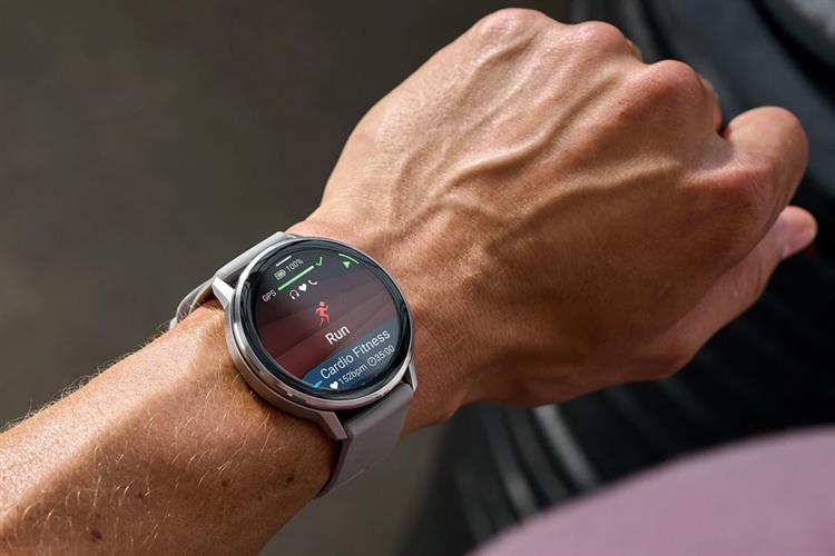 Garmin Venu 4 45mm dây silicone Màu Xám