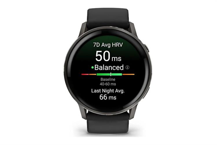 Garmin Venu 4 45mm dây silicone Màu Đen