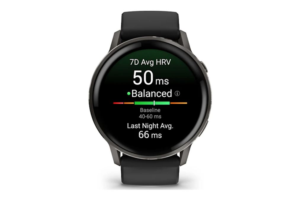 Garmin Venu 4 45mm dây silicone Màu Đen