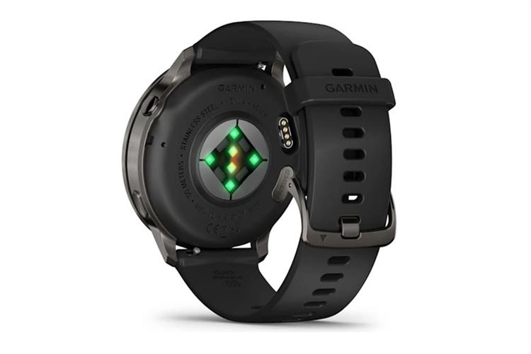 Garmin Venu 4 45mm dây silicone Màu Đen