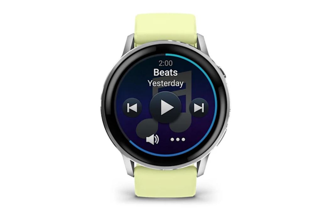 Garmin Venu 4 45mm dây silicone Màu Xám/Vàng