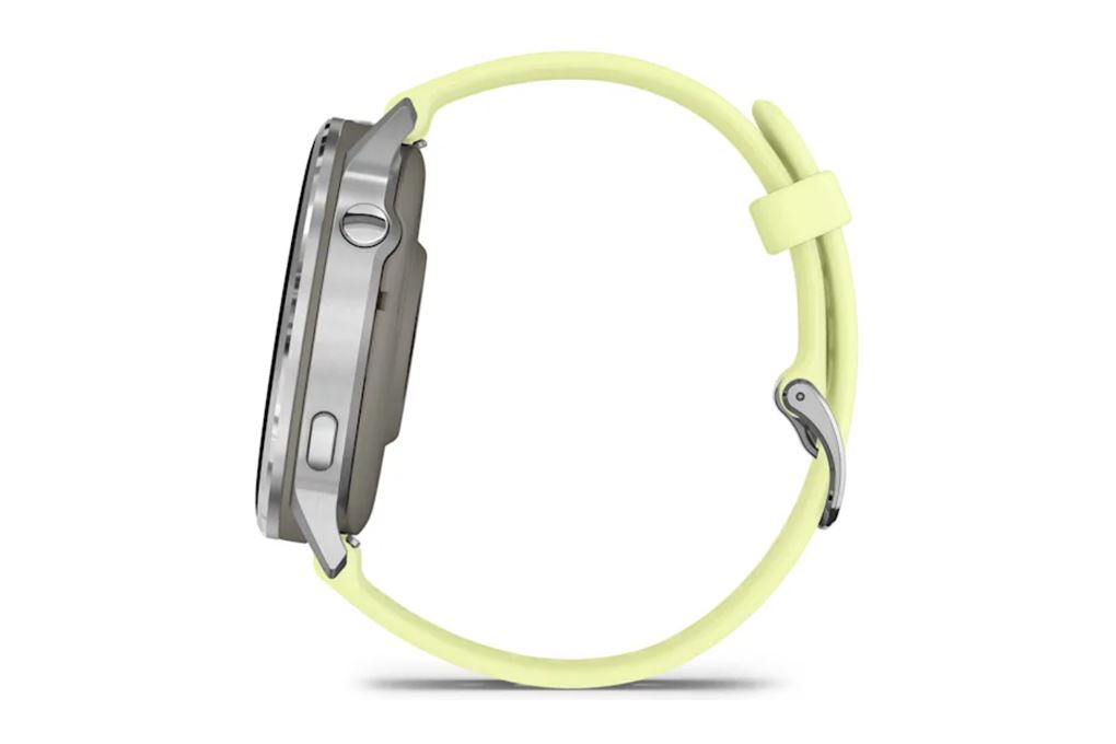 Garmin Venu 4 45mm dây silicone Màu Xám/Vàng