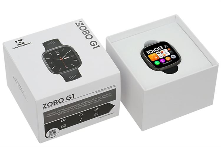 Zobo G1 42.3mm dây silicone Màu Đen