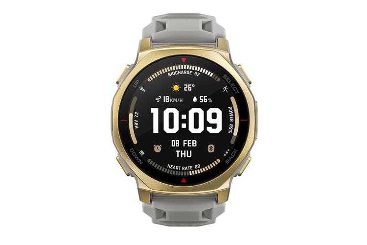 Amazfit T-Rex 3 Pro 44mm dây silicone Màu Xám/Vàng